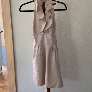 DVF structured mini dress. Very light purple color